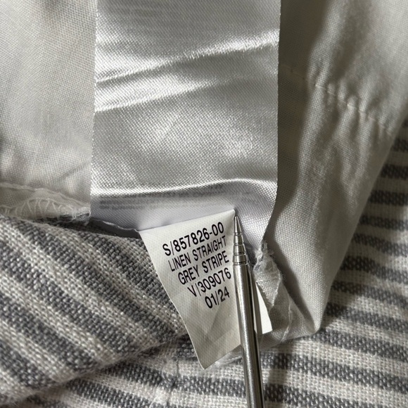 Old Navy High-Rise Linen Blend Pants Size XXL Straight Leg Casual Stretchy Waist - Picture 10 of 15